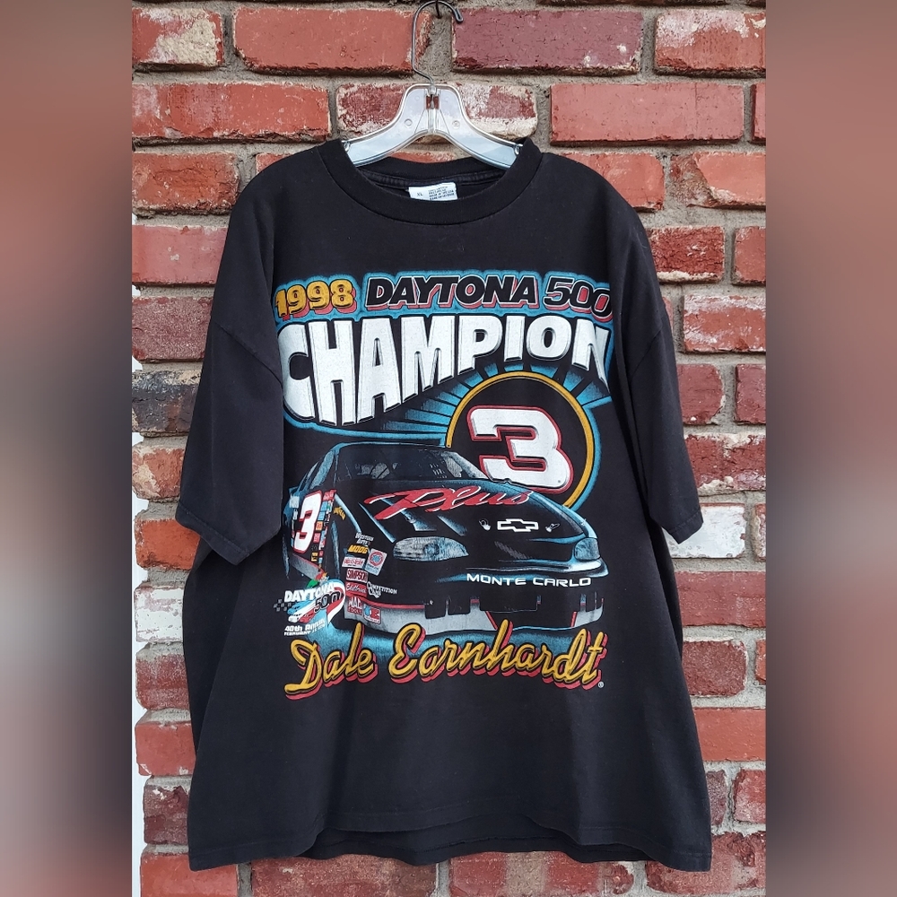 Dale Earnhardt 1998 Daytona 500 Championship T shirt XL